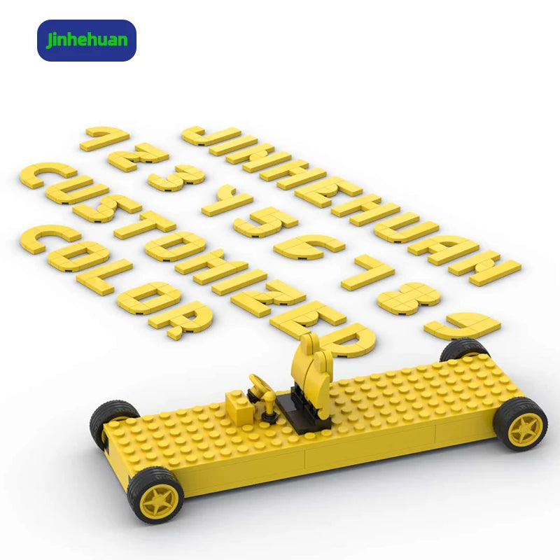 Nostalgic Mini Brick Assembled Blue and Black Super Car Model Building Blocks for Boys Building Block Sets Car
