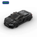 Creative New Nostalgic Model Brick Black Building Blocks Supercar for Girl Building Block Sets Car