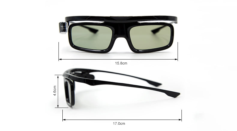 DLP-Link Active Shutter 3D Glass for DLP 3D Projector UFO U50 P12 R19